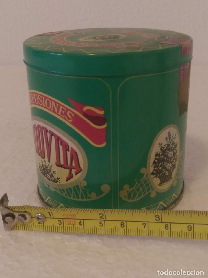 Cajas y cajitas met&aacute;licas: CAJA O BOTE DE LATON INFUSIONES PROVITA