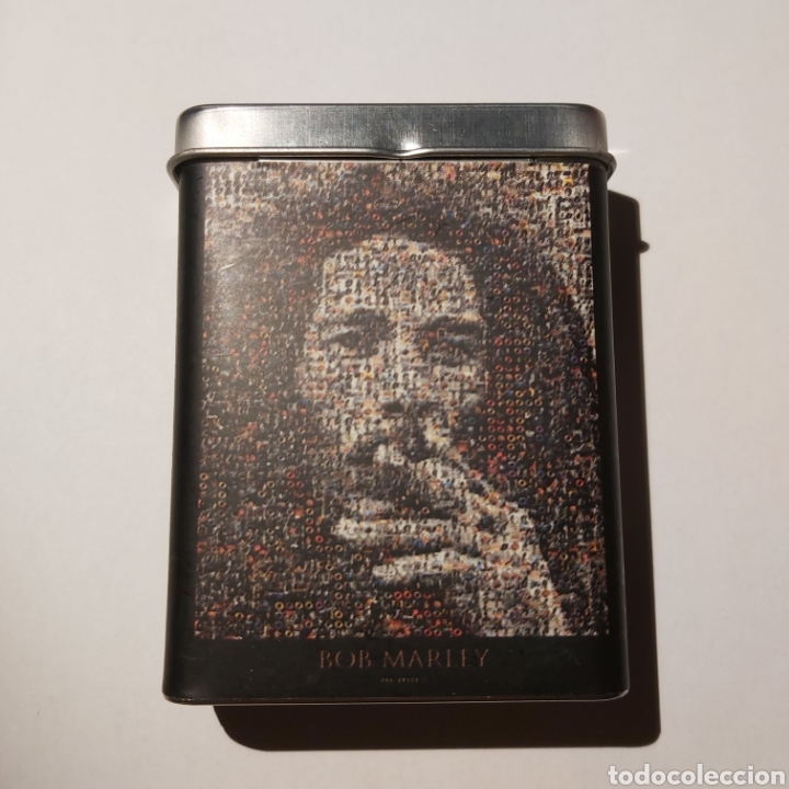 Cajas y cajitas met&aacute;licas: PITILLERA BOB MARLEY FOTOMOSAICO