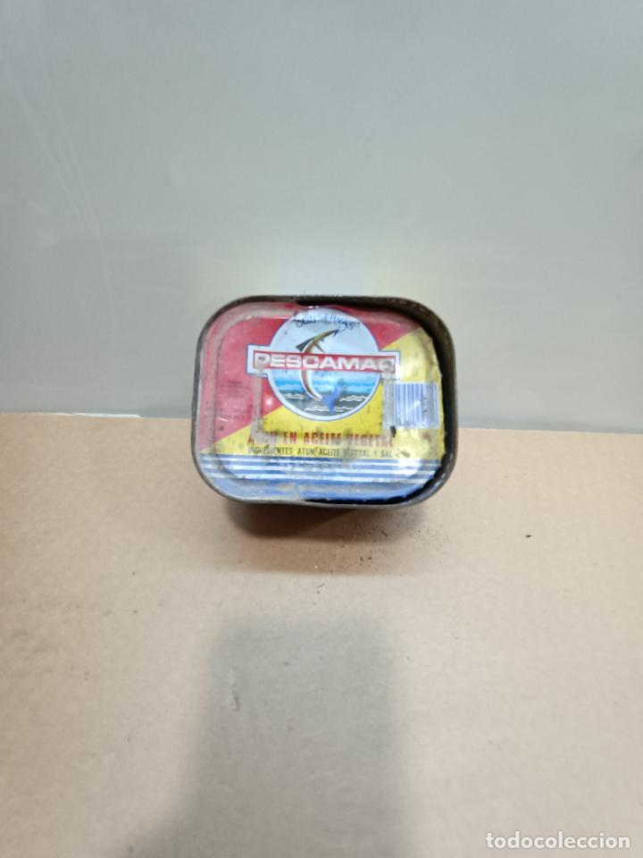 Cajas y cajitas met&aacute;licas: Antigua caja de conserva Pescamar - Foto 2