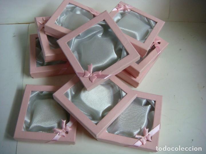 Blechdosen und Kisten: CAJITAS VACIAS PARA REGALOS ACOLCHADA Y FORRADA DE CARTON LOTE DE 10 CAJAS COLOR ROSA (&)