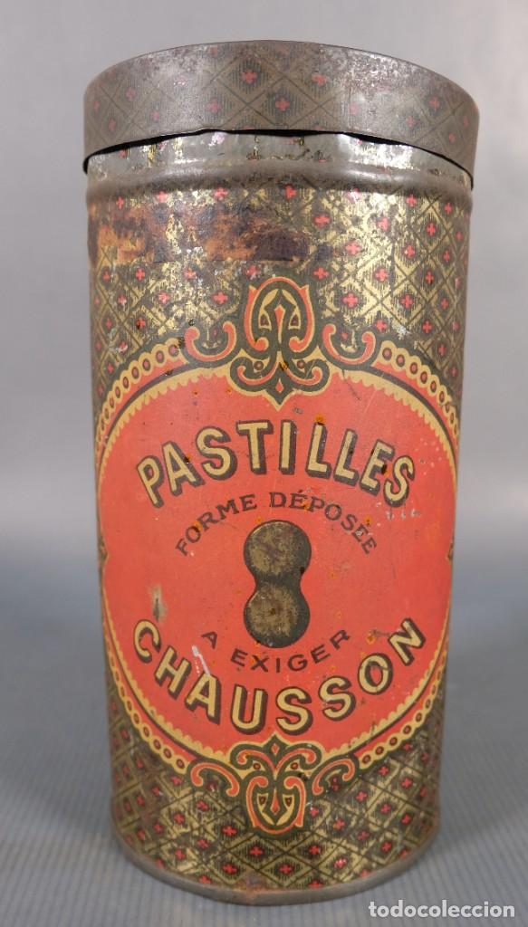 Blechdosen und Kisten: Caja vintage de hojalata Pastilles Forme D&eacute;pos&eacute;e a exiger Chausson
