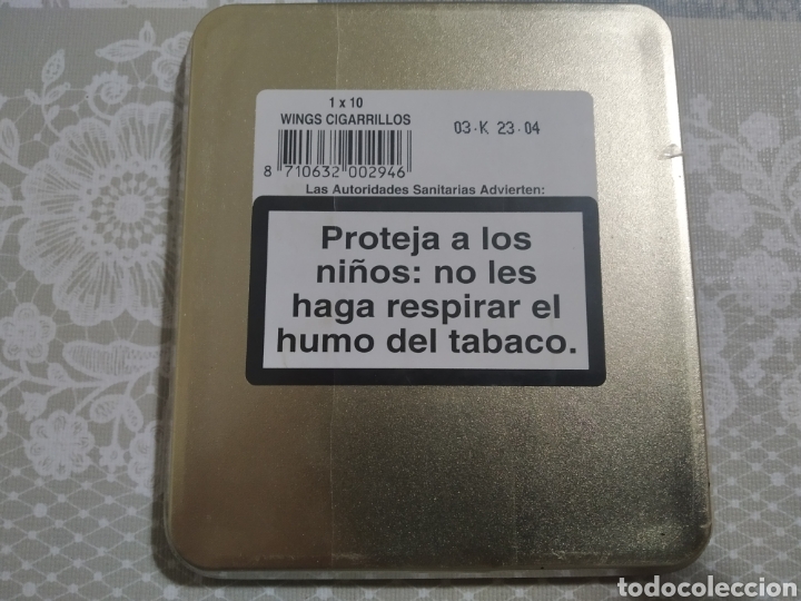 Cajas y cajitas met&aacute;licas: Lata pitillera Wings - Foto 2