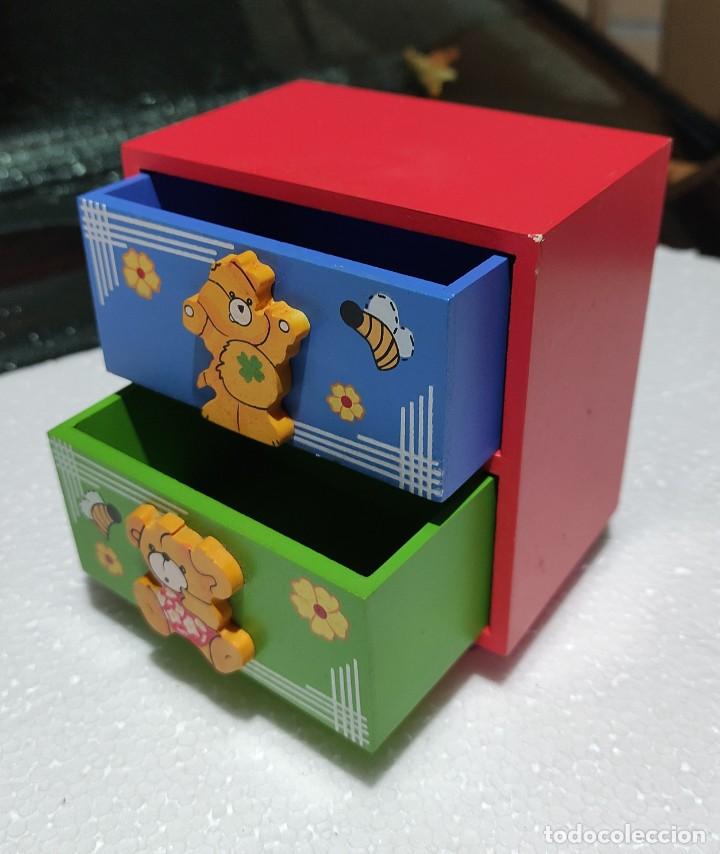 Cajas y cajitas met&aacute;licas: JOYERO INFANTIL - CAJITA DE COLORINES PARA ANILLOS Y PULSERAS - OSITOS.