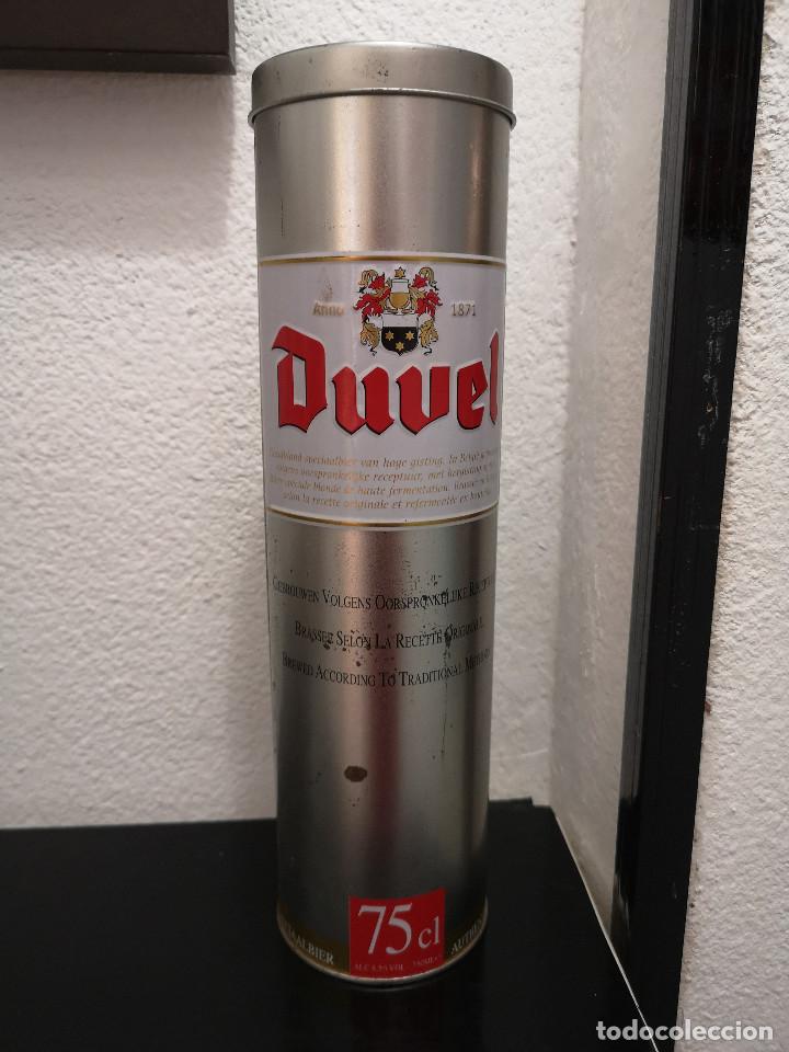 Cajas y cajitas met&aacute;licas: CAJA VACIA - CERVEZA DUVEL - Botella incluida