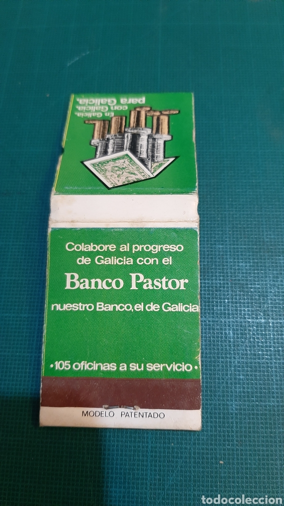 Casse e cassette metalliche: BANCO PASTOR EN GALICIA CON GALICIA CAJA CERILLAS F&Oacute;SFOROS PUBLICIDAD VIGO FOSFORERA