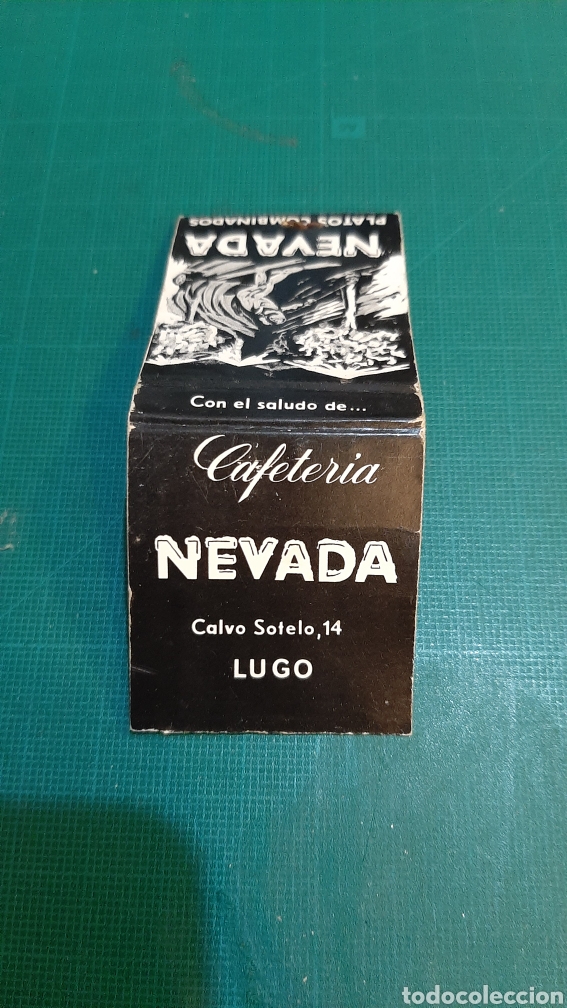 Blechdosen und Kisten: LUGO CAFETER&Iacute;A NEVADA CAJA DE CERILLAS VINTAGE PUBLICIDAD F&Oacute;SFOROS