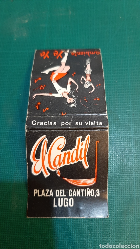 Bo&icirc;tes et petites bo&icirc;tes m&eacute;talliques: EL CANDIL AMBIENTE TE YE LUGO CAJA CERILLAS F&Oacute;SFOROS PUBLICIDAD VINTAGE