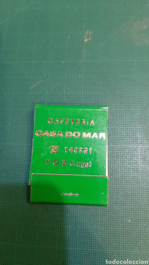 Bo&icirc;tes et petites bo&icirc;tes m&eacute;talliques: FOZ LUGO CAFETER&Iacute;A CASA DOMAR CAJA CERILLAS F&Oacute;SFOROS PUBLICIDAD VINTAGE