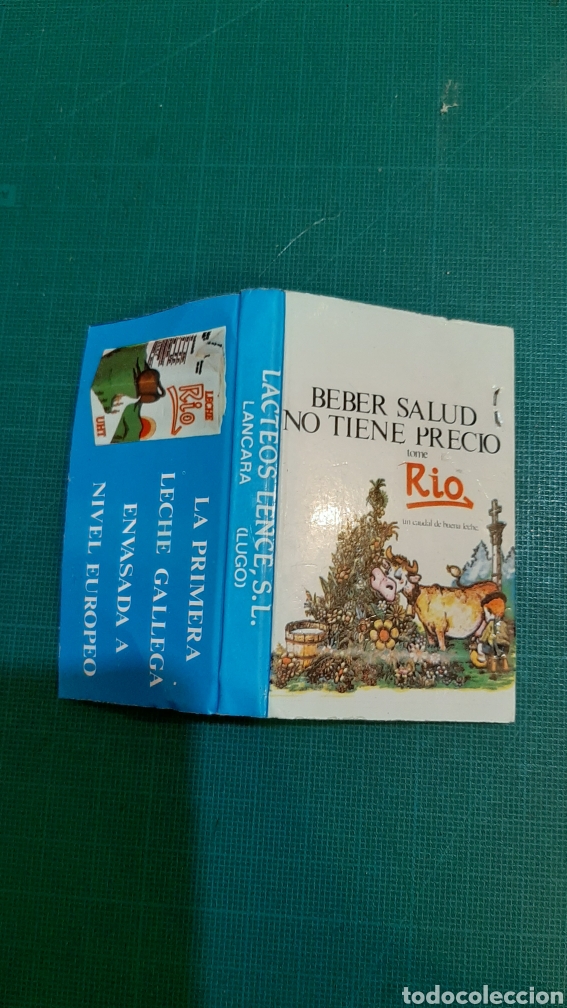 Blechdosen und Kisten: LUGO LECHE R&Iacute;O BEBER SALUD NO TIENE PRECIO CAJA CERILLAS F&Oacute;SFOROS PUBLICIDAD VINTAGE