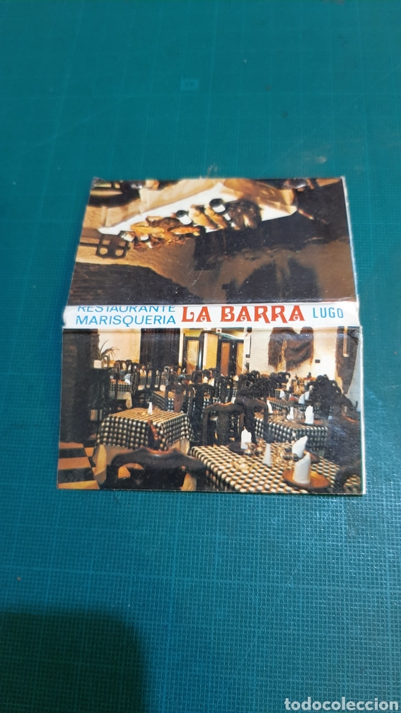 Blechdosen und Kisten: LUGO RESTAURANTE MARISQUER&Iacute;A LA BARRA BARRA CAJA CERILLAS F&Oacute;SFOROS PUBLICIDAD VINTAGE
