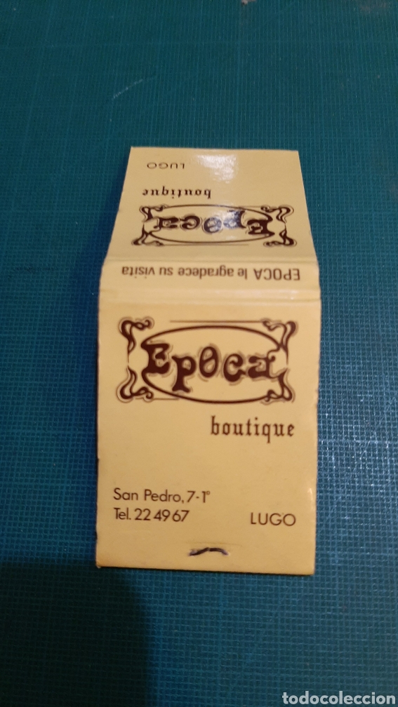 Blechdosen und Kisten: LUGO &Eacute;POCA BOUTIQUE CAJA CERILLAS F&Oacute;SFOROS PUBLICIDAD VINTAGE