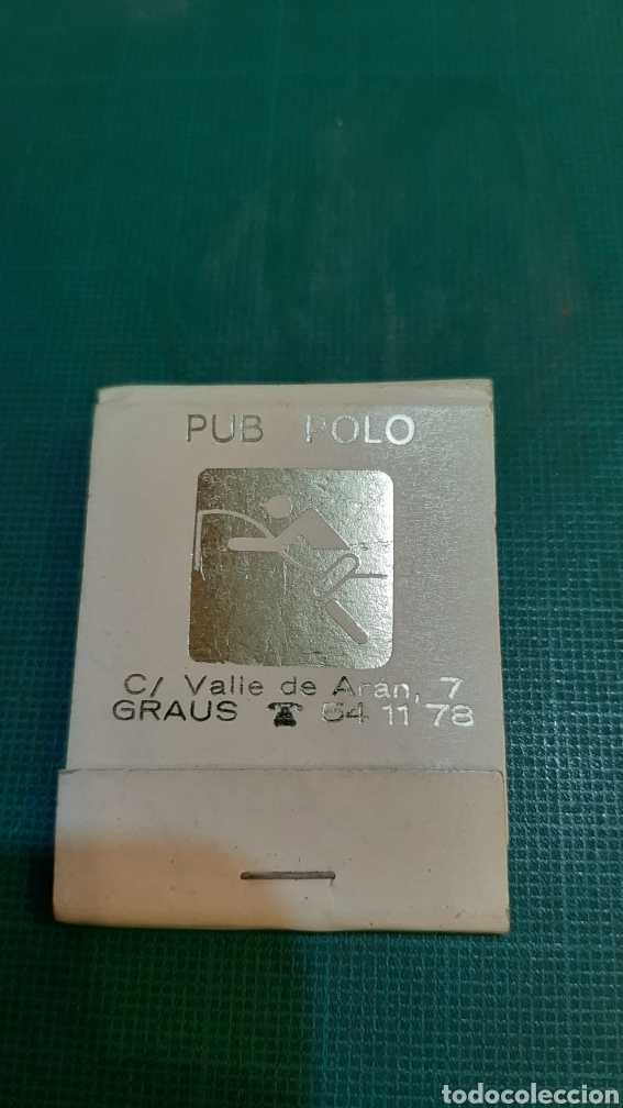 Blechdosen und Kisten: GRAUS ROKOLA BAR CAFETER&Iacute;A /PUB POLO GRAUS CAJA CERILLAS F&Oacute;SFOROS PUBLICIDAD VINTAGE