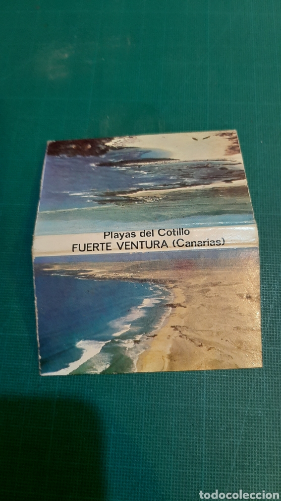Blechdosen und Kisten: PLAYAS DEL COTILLO FUERTE VENTURA CANARIAS CAJA CERILLAS F&Oacute;SFOROS PUBLICIDAD VINTAGE