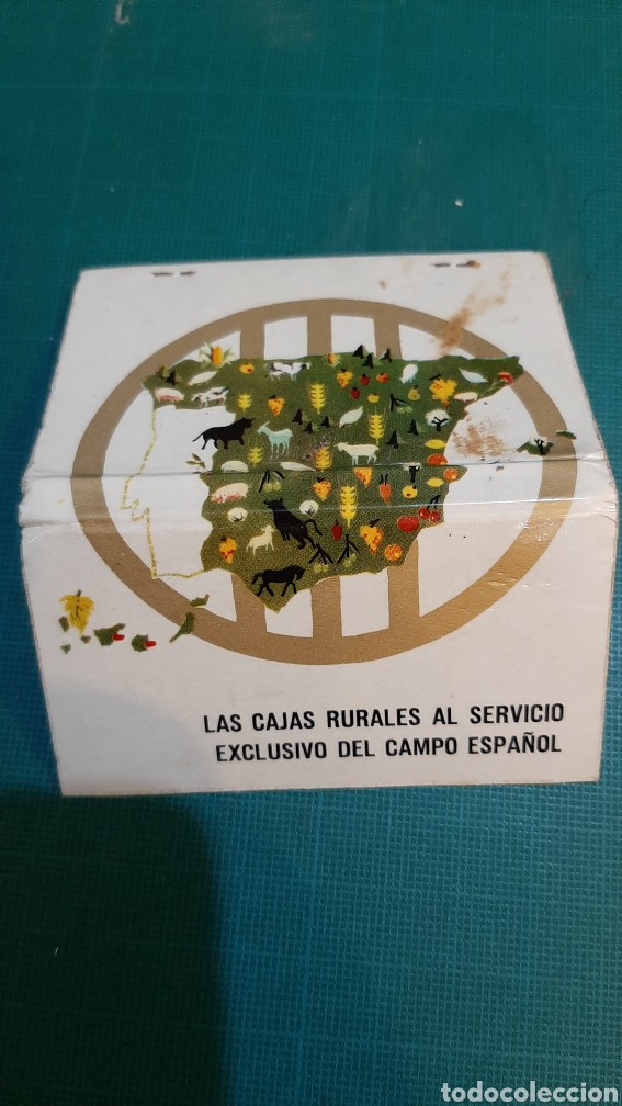 Bo&icirc;tes et petites bo&icirc;tes m&eacute;talliques: CAJAS RURALES CAMPO ESPA&Ntilde;OL SUCURSALES CAJA CERILLAS F&Oacute;SFOROS PUBLICIDAD VINTAGE