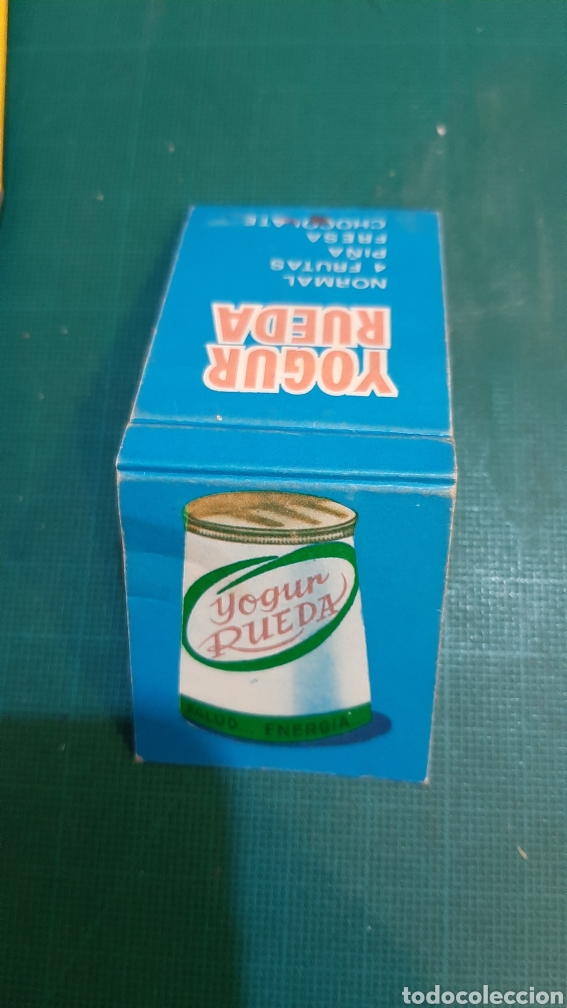 Blechdosen und Kisten: YOGUR RUEDA CAJA CERILLAS F&Oacute;SFOROS PUBLICIDAD VINTAGE