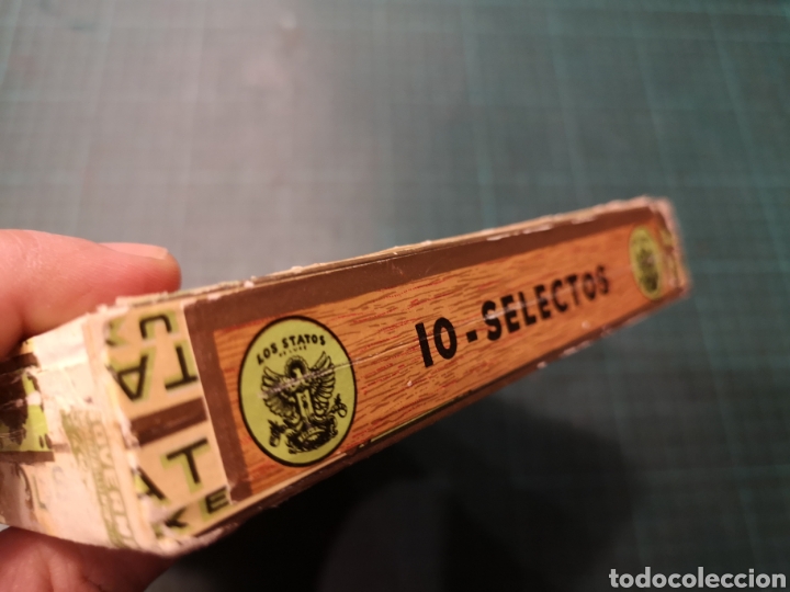 Cajas y cajitas met&aacute;licas: Lote de 3 Cajas Puros - Foto 12