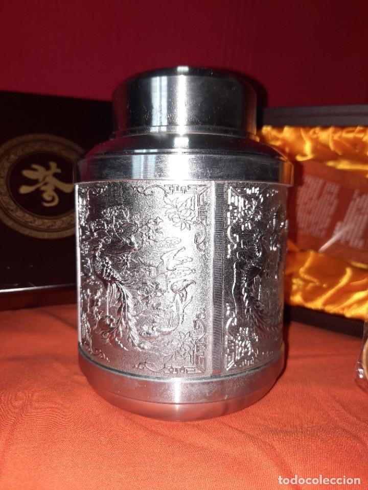 Cajas y cajitas met&aacute;licas: Caja para t&eacute; chino &iexcl; original ! - Foto 3