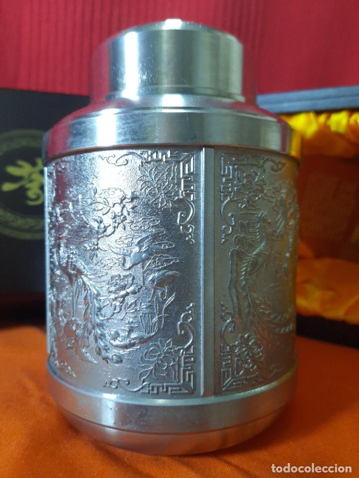 Cajas y cajitas met&aacute;licas: Caja para t&eacute; chino &iexcl; original ! - Foto 4