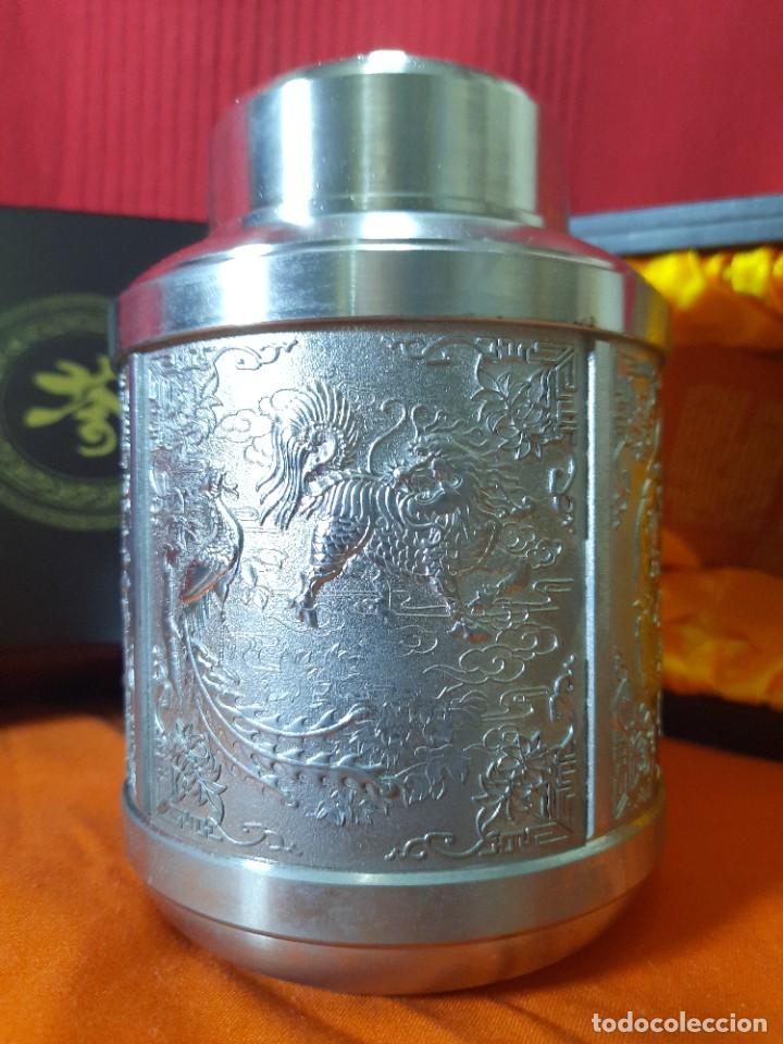 Cajas y cajitas met&aacute;licas: Caja para t&eacute; chino &iexcl; original ! - Foto 5