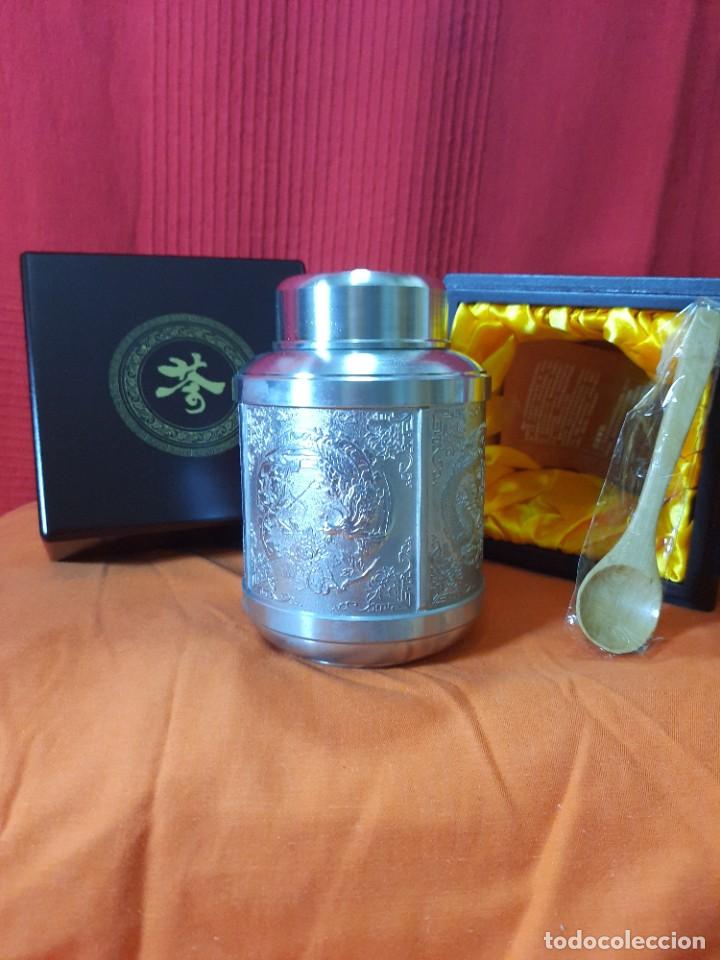 Cajas y cajitas met&aacute;licas: Caja para t&eacute; chino &iexcl; original ! - Foto 6