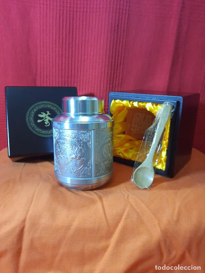 Cajas y cajitas met&aacute;licas: Caja para t&eacute; chino &iexcl; original ! - Foto 7