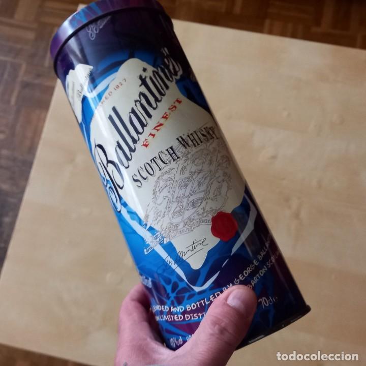 Cajas y cajitas met&aacute;licas: LATA BOTE BALLANTINES - Foto 1