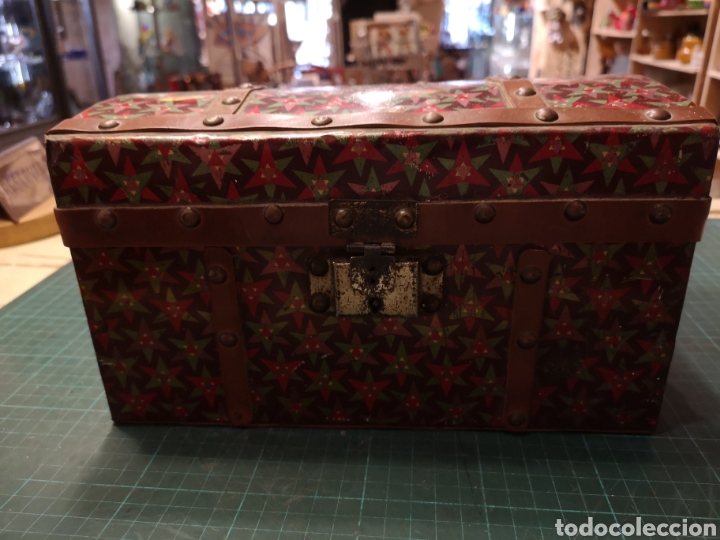 Cajas y cajitas met&aacute;licas: Caja ba&uacute;l madera y chapa - Foto 4