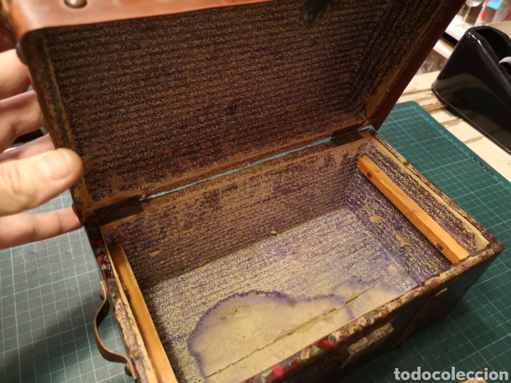Cajas y cajitas met&aacute;licas: Caja ba&uacute;l madera y chapa - Foto 7
