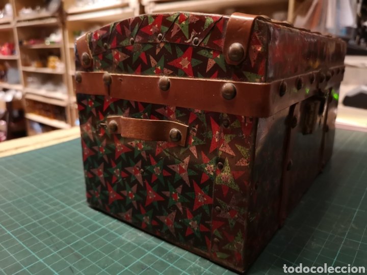 Cajas y cajitas met&aacute;licas: Caja ba&uacute;l madera y chapa - Foto 1
