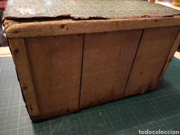 Cajas y cajitas met&aacute;licas: Mini Ba&uacute;l madera y chapa - Foto 7