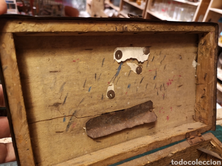 Cajas y cajitas met&aacute;licas: Mini Ba&uacute;l madera y chapa - Foto 8