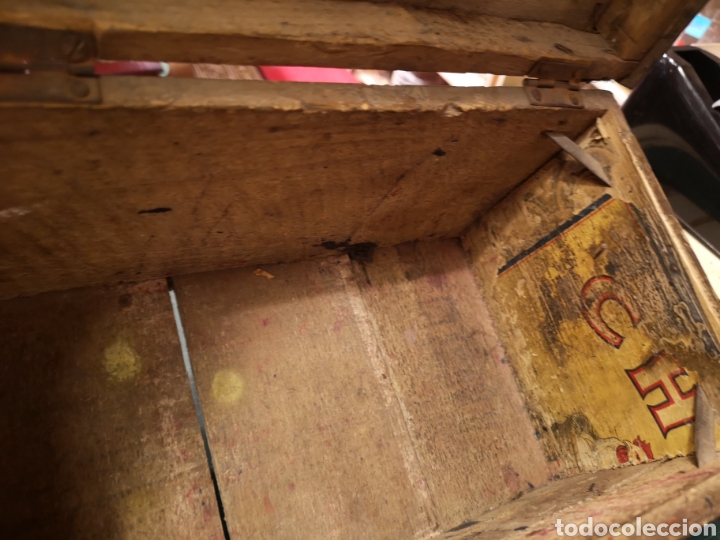 Cajas y cajitas met&aacute;licas: Mini Ba&uacute;l madera y chapa - Foto 10