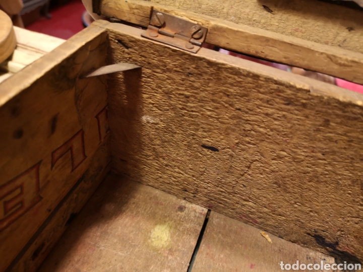 Cajas y cajitas met&aacute;licas: Mini Ba&uacute;l madera y chapa - Foto 11