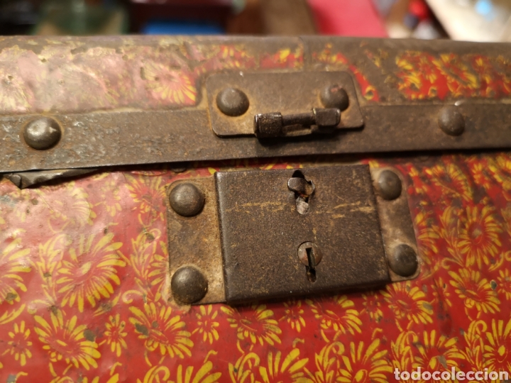 Cajas y cajitas met&aacute;licas: Mini Ba&uacute;l madera y chapa - Foto 12