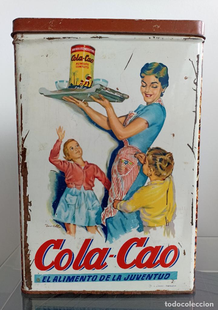 Cajas y cajitas met&aacute;licas: CAJA MET&Aacute;LICA COLA CAO - CAF&Eacute; - CAJA COLA CAO