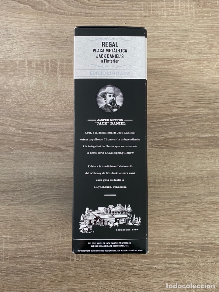 Cajas y cajitas met&aacute;licas: Caja Jack Danniel&rsquo;s biling&uuml;e - Foto 3