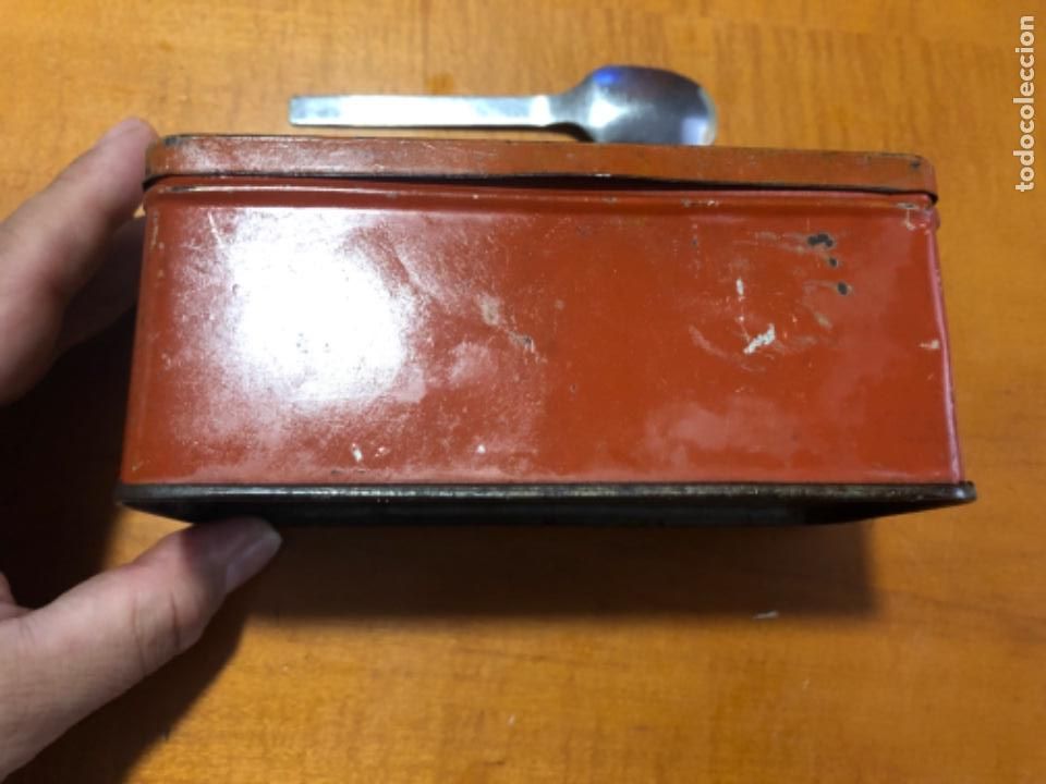 Cajas y cajitas met&aacute;licas: Antigua caja de comprimidos Estrella - Foto 2