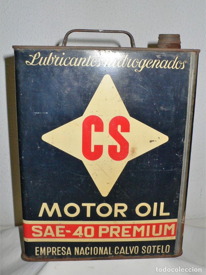 Cajas y cajitas met&aacute;licas: ANTIGUA LATA ACEITE MOTOR CS - Foto 1
