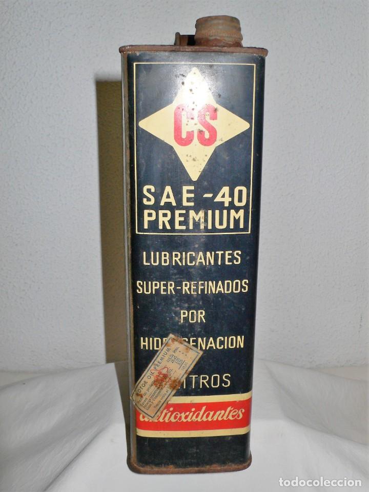 Cajas y cajitas met&aacute;licas: ANTIGUA LATA ACEITE MOTOR CS - Foto 2