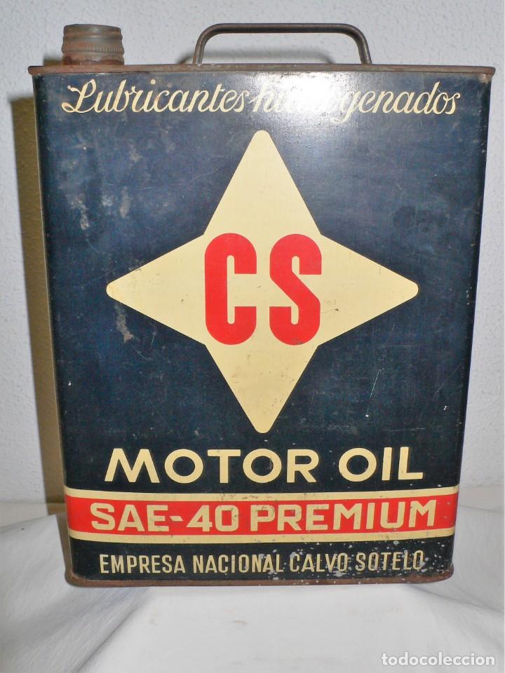 Cajas y cajitas met&aacute;licas: ANTIGUA LATA ACEITE MOTOR CS - Foto 4