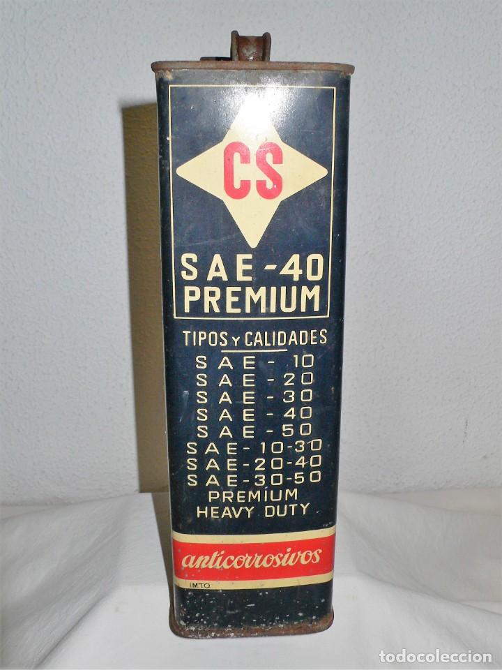 Cajas y cajitas met&aacute;licas: ANTIGUA LATA ACEITE MOTOR CS - Foto 5