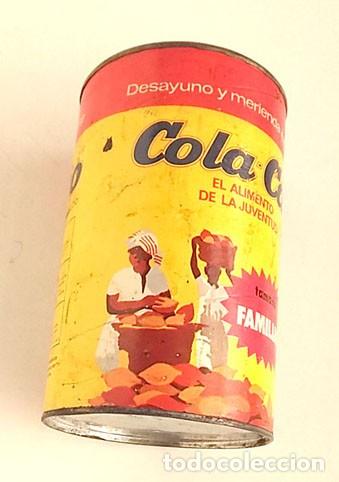 Cajas y cajitas met&aacute;licas: ANTIGUO BOTE DE COLA-CAO