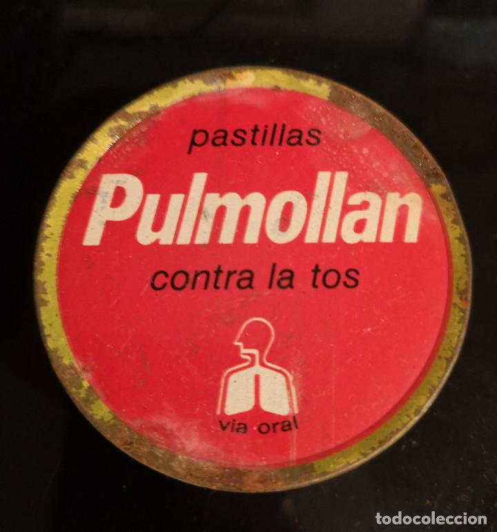 Bo&icirc;tes et petites bo&icirc;tes m&eacute;talliques: CAJA METALICA - PASTILLAS PULMOLLAN - Contra la tos