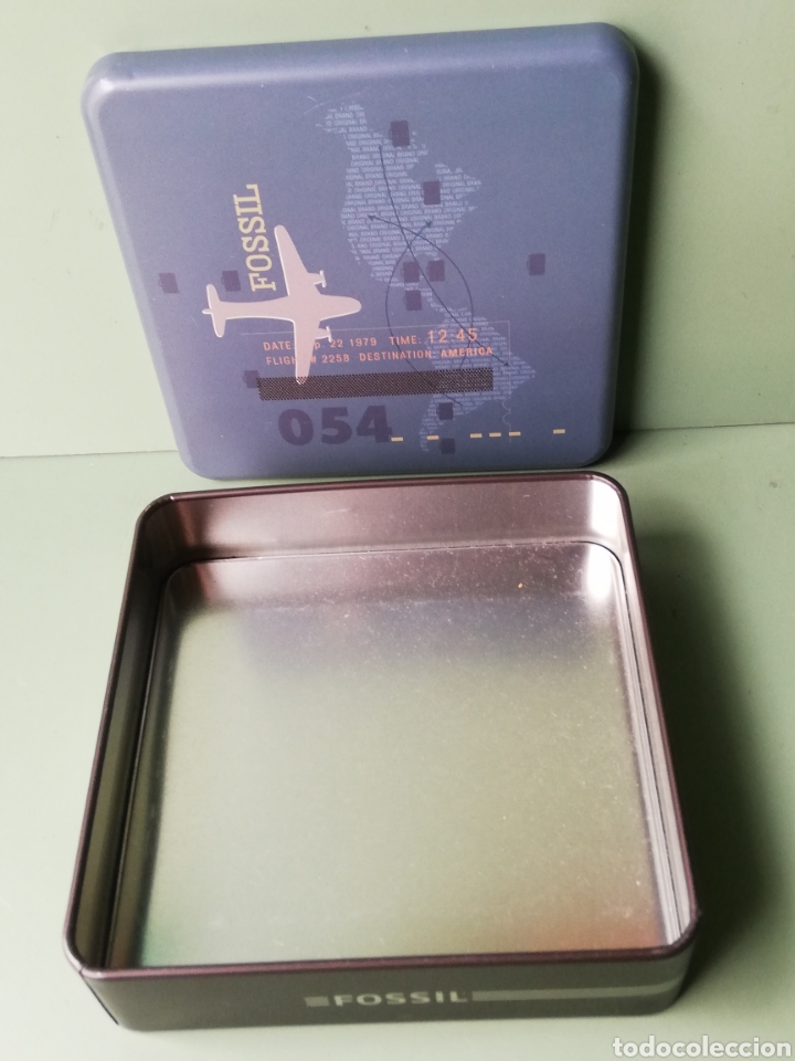 Cajas y cajitas met&aacute;licas: F&Oacute;SIL - MODERNA CAJA DE CHAPA - Foto 2