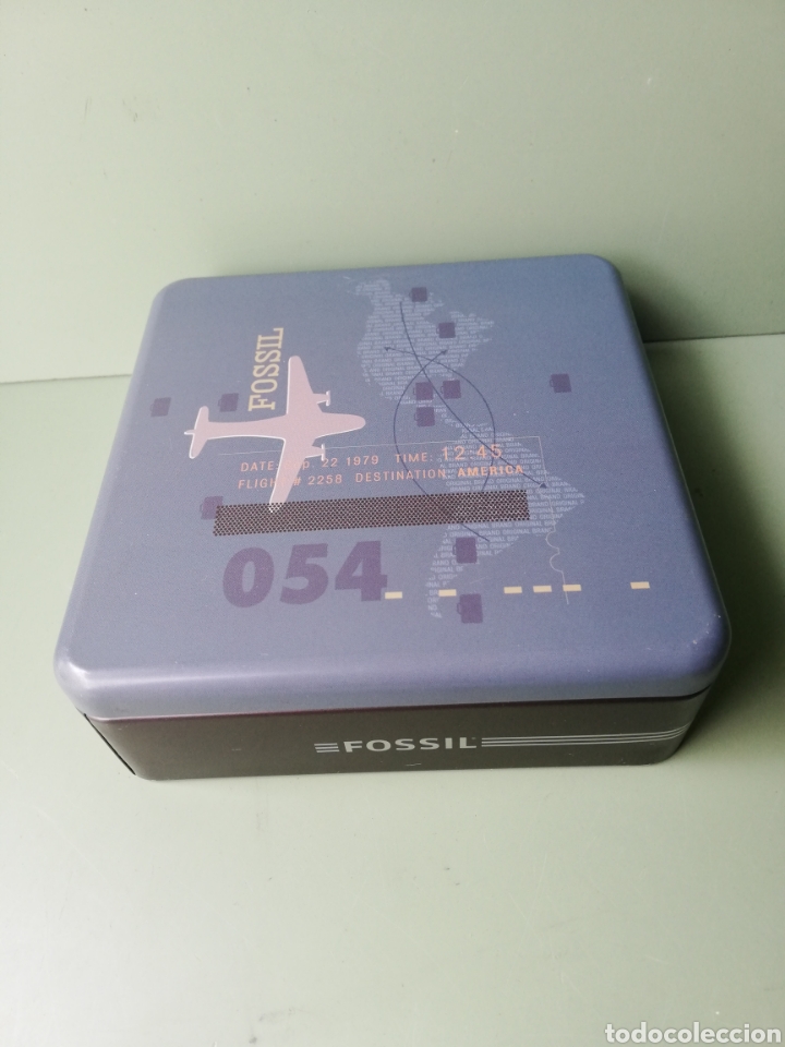 Cajas y cajitas met&aacute;licas: F&Oacute;SIL - MODERNA CAJA DE CHAPA - Foto 1