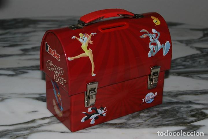 Cajas y cajitas met&aacute;licas: CAB&Aacute;S DE METAL - KINDER CHOCO BOX - LATA - HUCHA - Foto 1