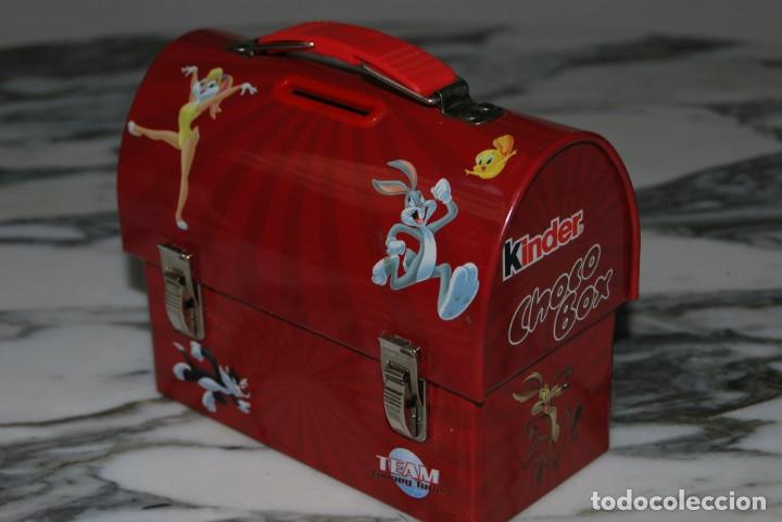 Cajas y cajitas met&aacute;licas: CAB&Aacute;S DE METAL - KINDER CHOCO BOX - LATA - HUCHA - Foto 2