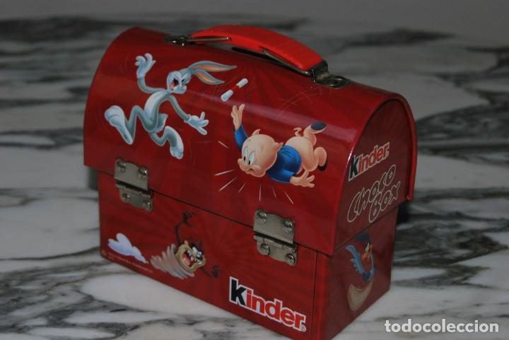 Cajas y cajitas met&aacute;licas: CAB&Aacute;S DE METAL - KINDER CHOCO BOX - LATA - HUCHA - Foto 4