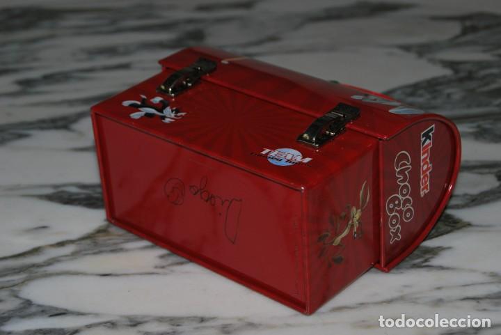Cajas y cajitas met&aacute;licas: CAB&Aacute;S DE METAL - KINDER CHOCO BOX - LATA - HUCHA - Foto 5