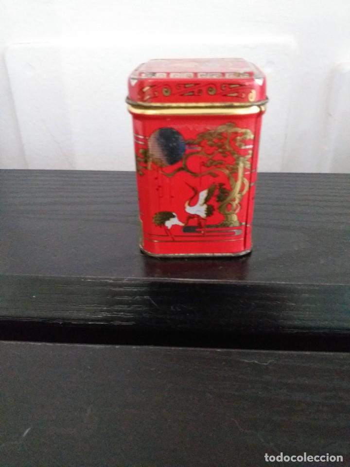 Caixas e caixinhas met&aacute;licas: LATA DE T&Eacute; VINTAGE CON EL T&Eacute; ORIGINAL EN SU INTERIOR